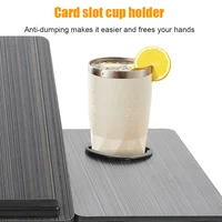 Feriales Betttisch klappbar & höhenverstellbar – Multifunktionaler Laptoptisch für Bett & Sofa mit Getränkehalter – Tragbarer Computertisch Schwarz 1