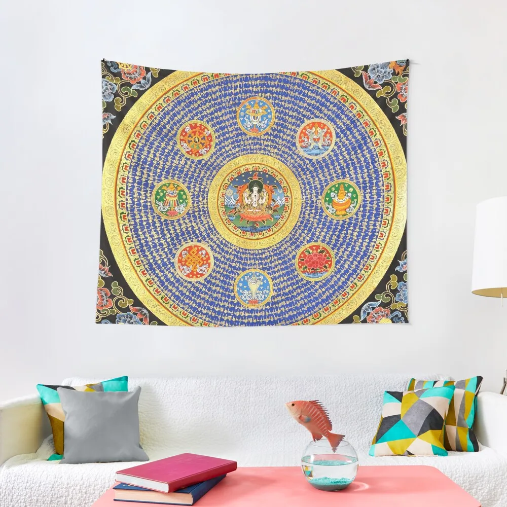 

Buddhist Hindu Mandala 22 Tapestry Cute Room Decor Tapete For The Wall