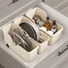 Kitchen Sundries Storage Case with Wheels Seasoning Bottle Storage Container Kitchen Closet Organizer Make Up Organizer 1