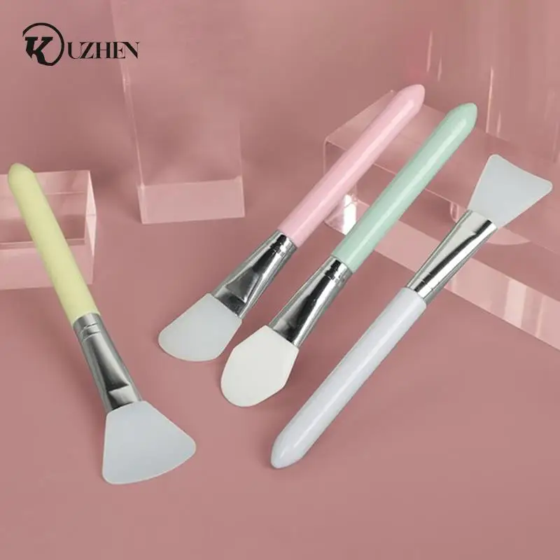 1/3/4pcs Professional Silicone Facial Mask Brush Cream Mixing Silicone Brush Tools