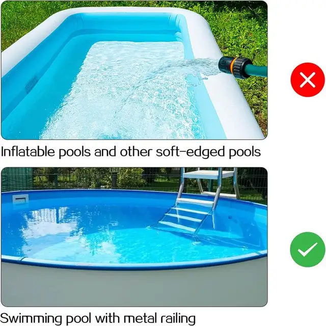Úszómedence Fedele Klip Szélálló Medence Borító Klipek A Föld Feletti Téli Időjárásálló Úszáshoz - Image 5