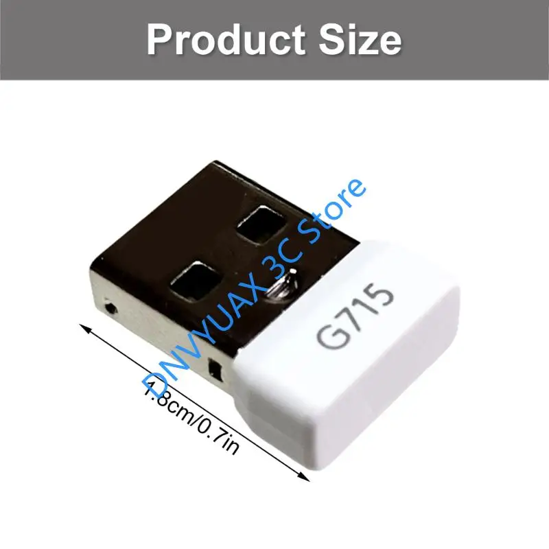 G715 키보드용 340B 무선 동글 수신기 USB 어댑터