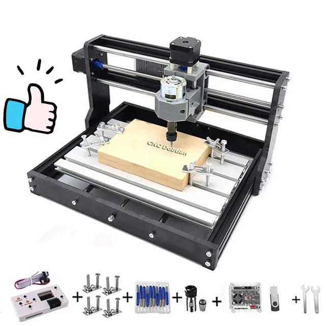 Upgrade Version CNC 3018 PRO: DIY Mini CNC Engraving Machine Kit with  Offline Controller for Wood, Plastic, Acrylic, Carving