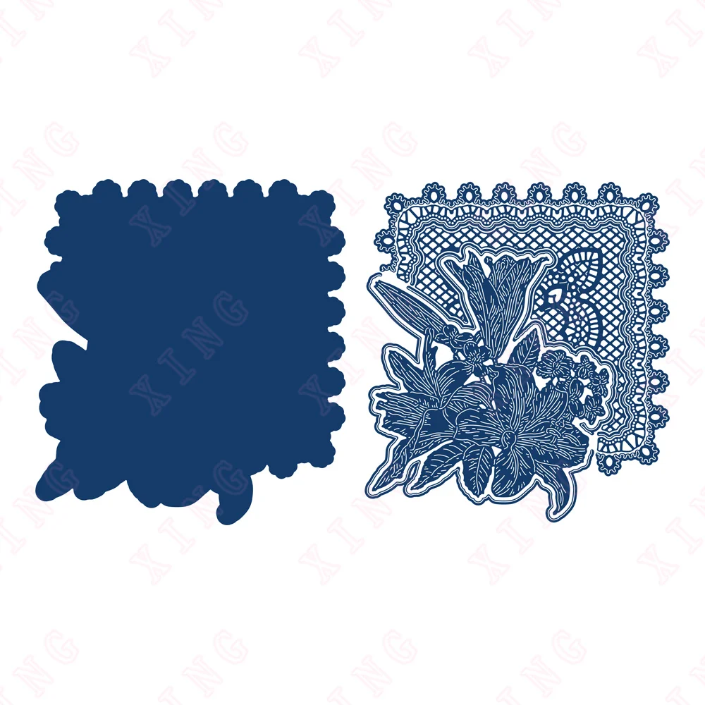 2022 New Metal Cutting Dies Biglietto Di Auguri Fai Da Te Decorazione Fatta A Mano Modello Di Goffratura Craft Blade Punch Mold Passion Lace Die Set