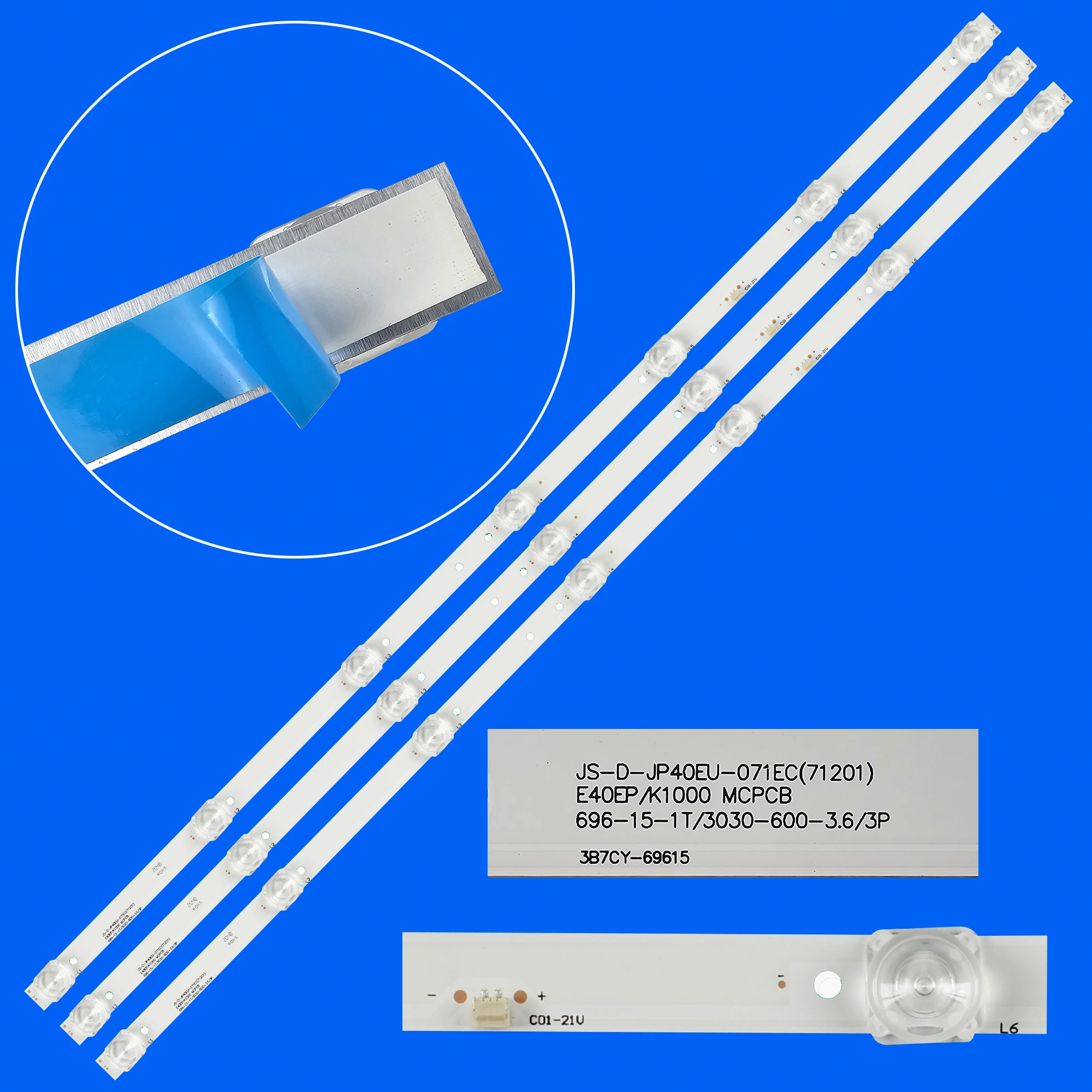 Светодиодная лента подсветки для H-LED40F452BS2 H-LED40F453BS2 AKTV4035 STV-40LED14 STV-40LED17 V400HJ6 PE1 JS-D-JP40EU-071EC(71201)