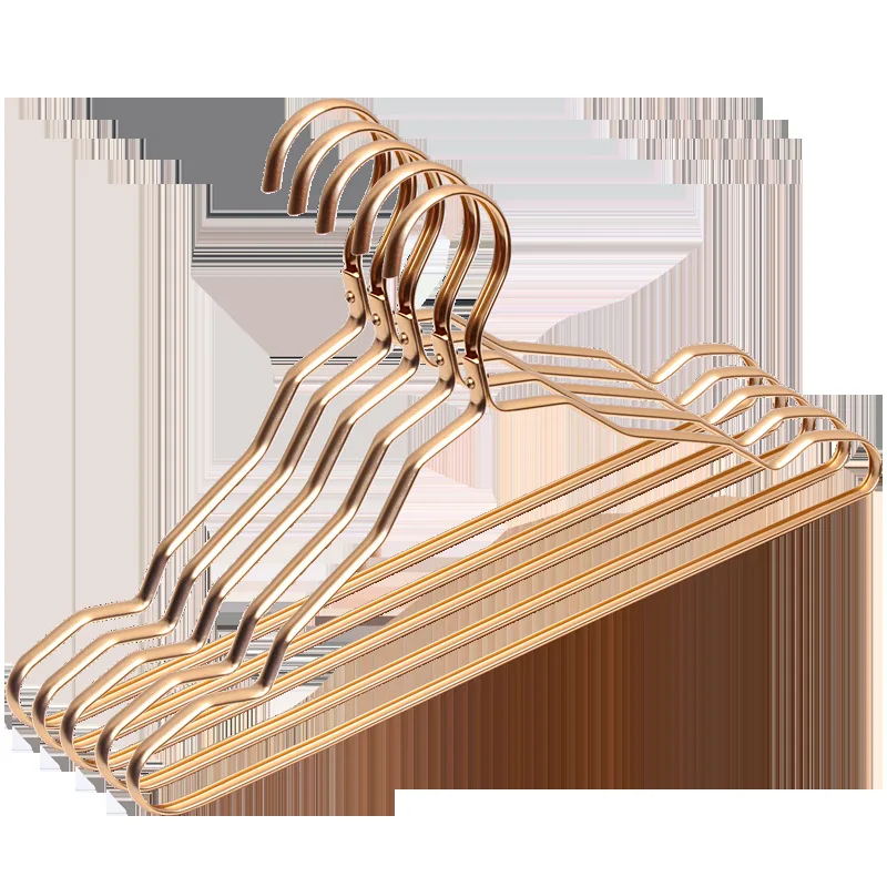 Golden Durable Aluminum Alloy Clothes Hanger image 1