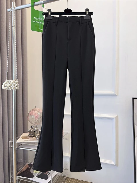 Women's Black Flared Pants