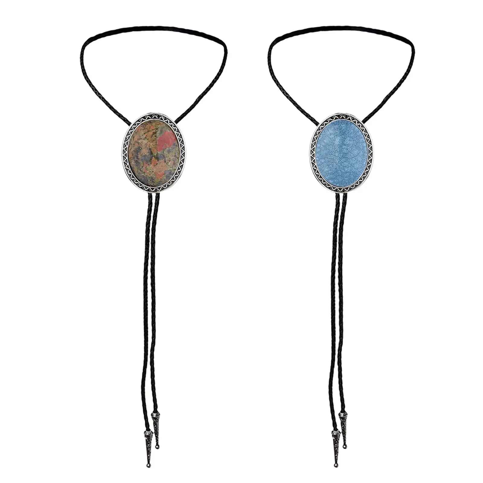 

Chic Bolo Tie PU Leather Rope Casual Shirt Neck Ties Pendant Jewelry Necktie