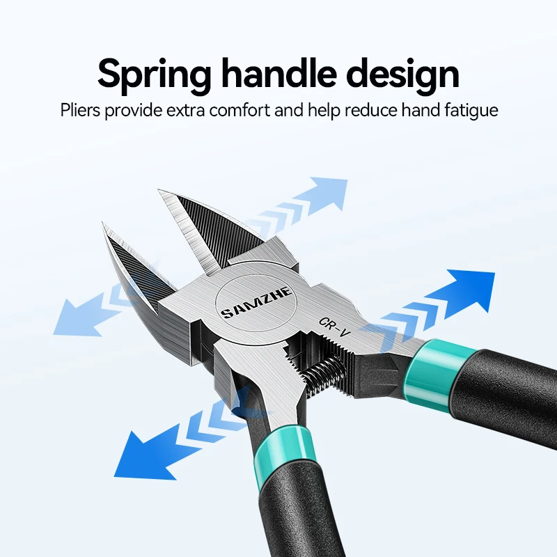 SAMZHE Pliers Multi Functional Tools Electrical Wire Cable Cutters Cutting thumbnail 5