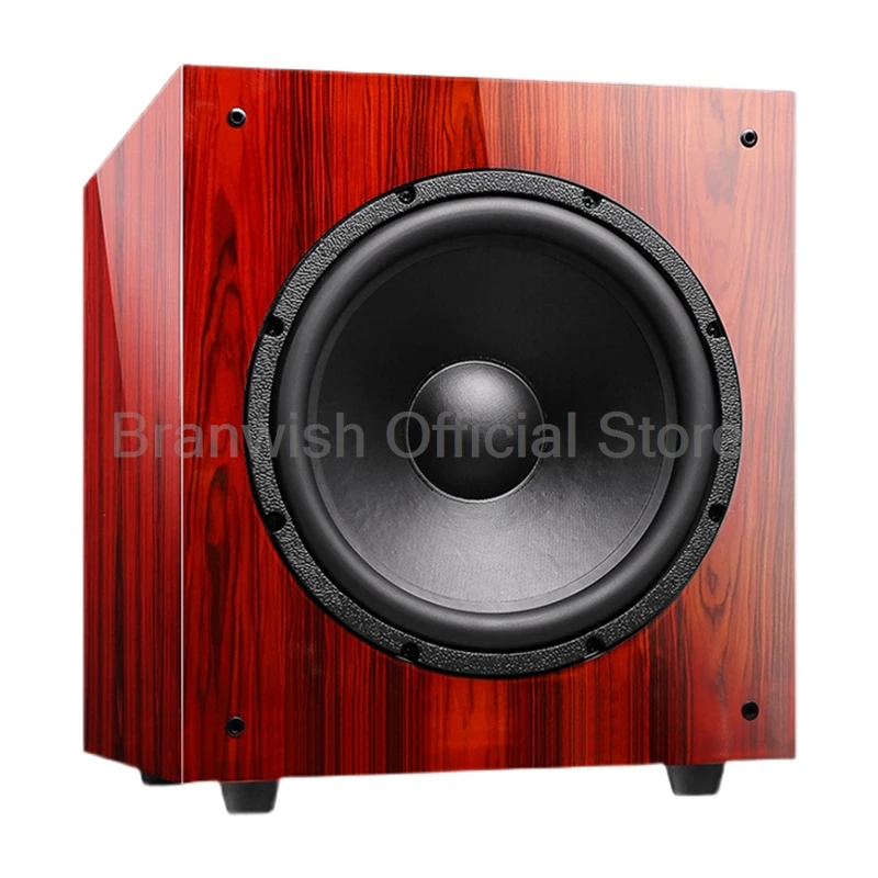 HiFi 15 Inch Speaker Wooden Super Active Subwoofer Home Theater