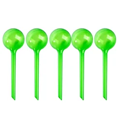 Automatic Self-Watering Plant Globes - 5-Pack Drip Irrigation System (Green-5pcs)