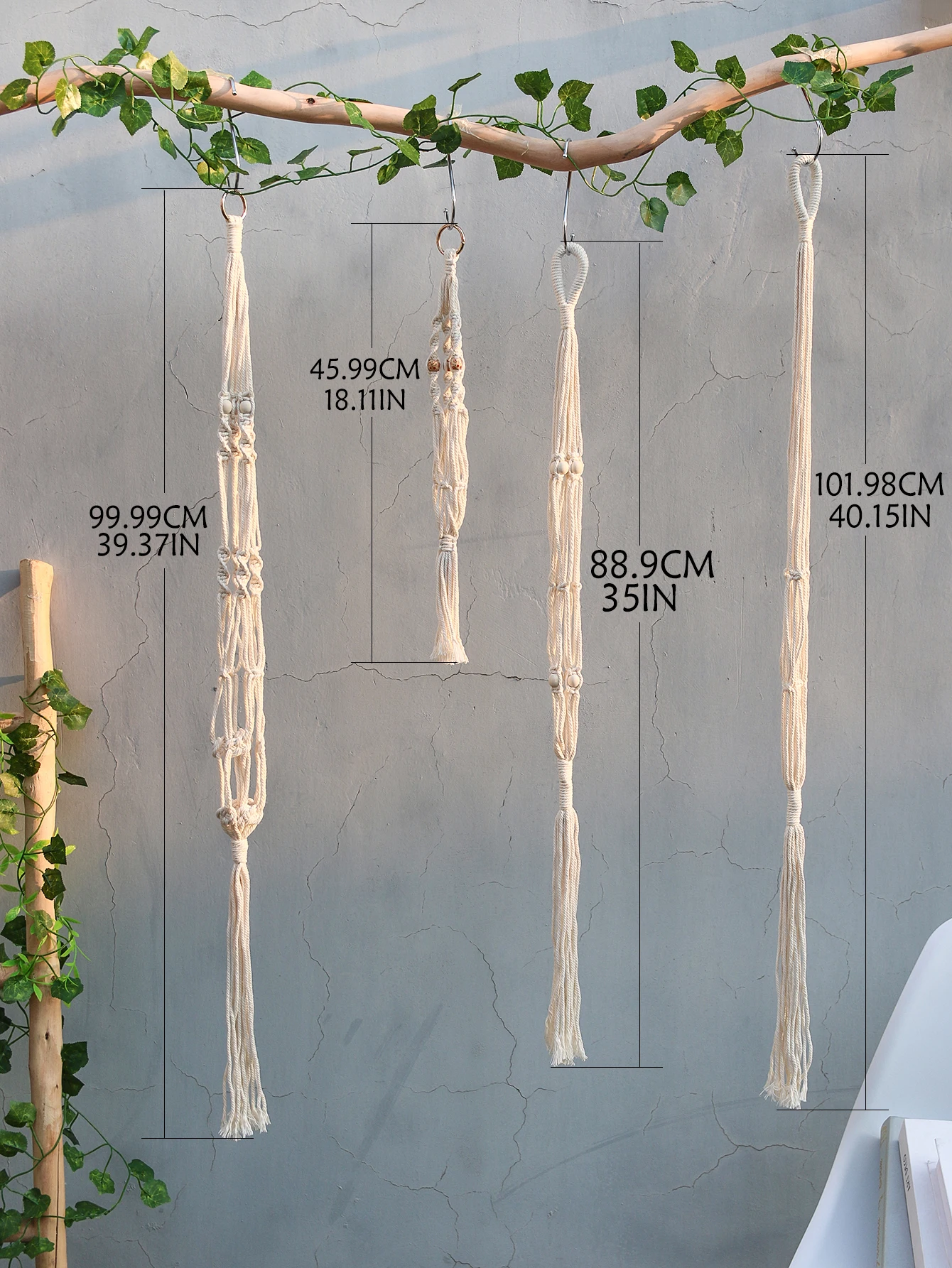 Livre D'instructions Et Motifs Macramé - Cintres Et Déco Pour Plantes En Pot - État D'occasion