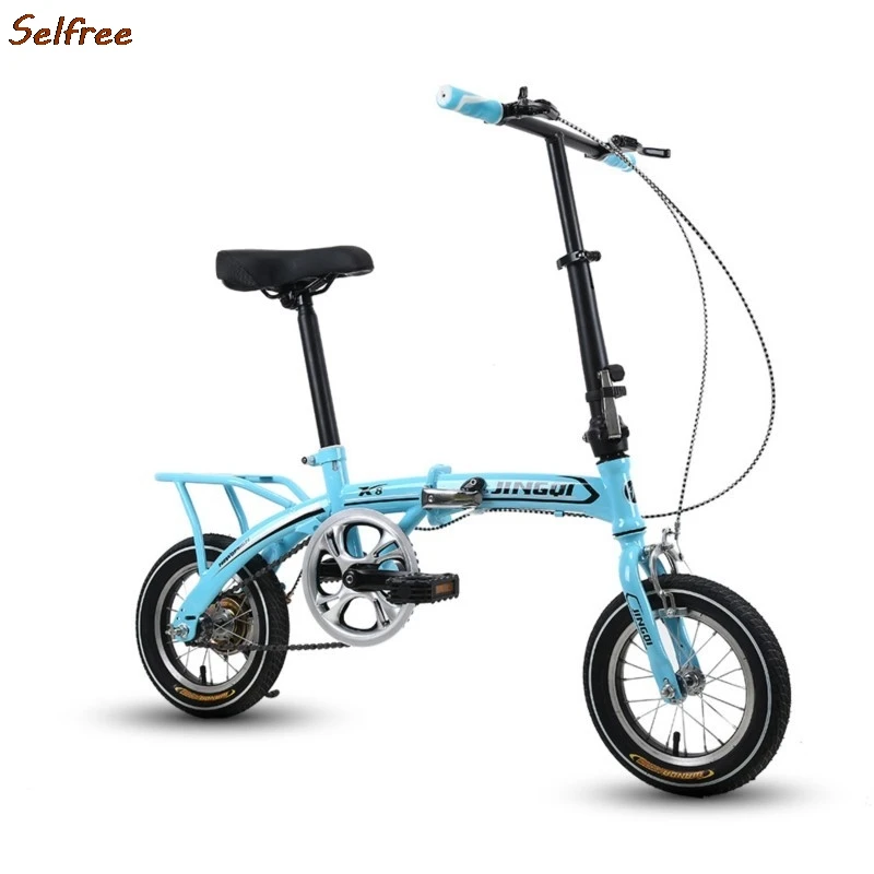 Selfree12 pollici bici Pieghevole adulti uomini e donne studenti Ultra-leggero portatile Chauffeur Bike Single Speed Bicicletta Pieghevole - immagine 2