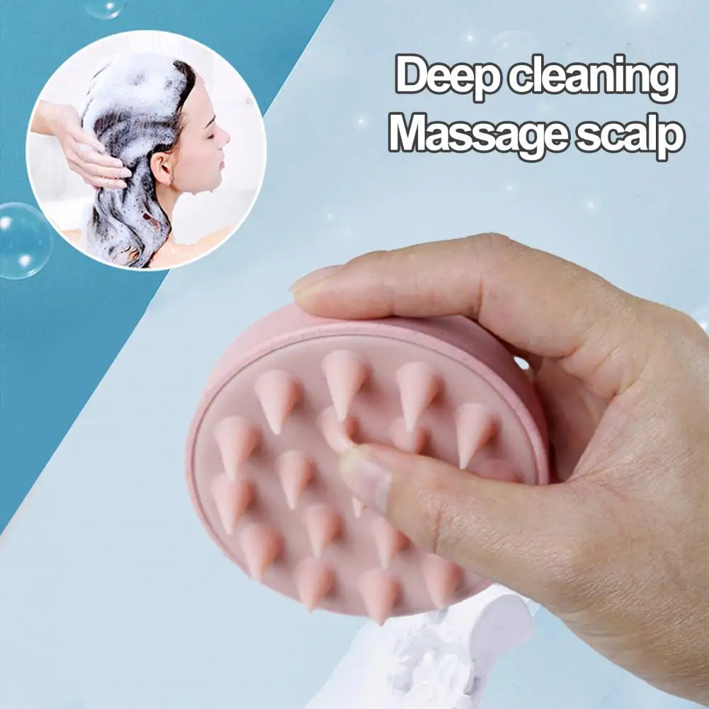 

Shampoo Comb Silicone Scalp Massager Shampoo Brush with Handle for Dandruff Hair Growth Exfoliating Hair Scrubber for Men Women