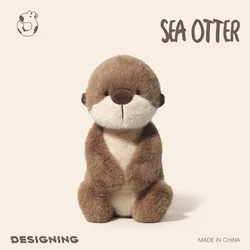 Kawaii Sea Otter Plush Toy - Super Soft High - Quality Cartoon Home Decor Gift for Kids - Perfect Christmas Present (Sea Otter)