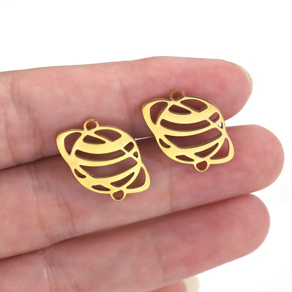 5 Stück Blatt Unendlichkeit Symbol Bärentatze Charm Verbindung für Armbänder DIY Schmuck handgemachte Lieferungen Edelstahl Stecker – Detail 13