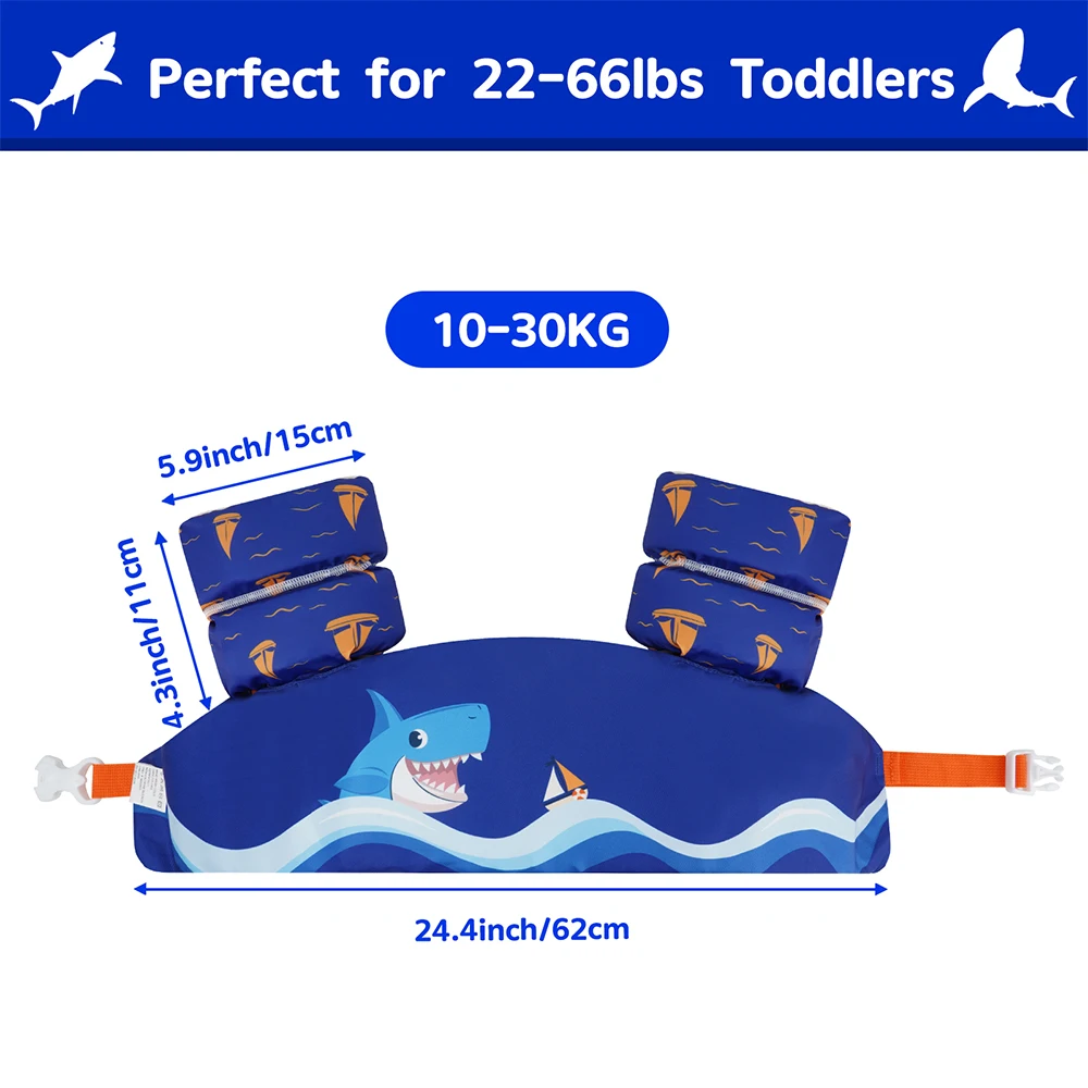 Life Jacket Swimming Armbands Child Float Arm Sleeve Floating Ring Safe Life Jacket Cartoon Children's Swim Life Jackets Baby Arm Ring Buoyancy Vest Garment