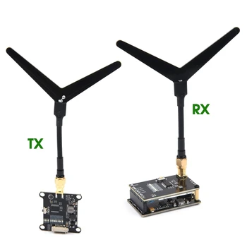 FPV 1.2G 0.1mW/25mW/200mW/800mW 9CH Transmitter TX & Receiver RX FPV Combo for RC Models Drone Quad Enhancement Booster