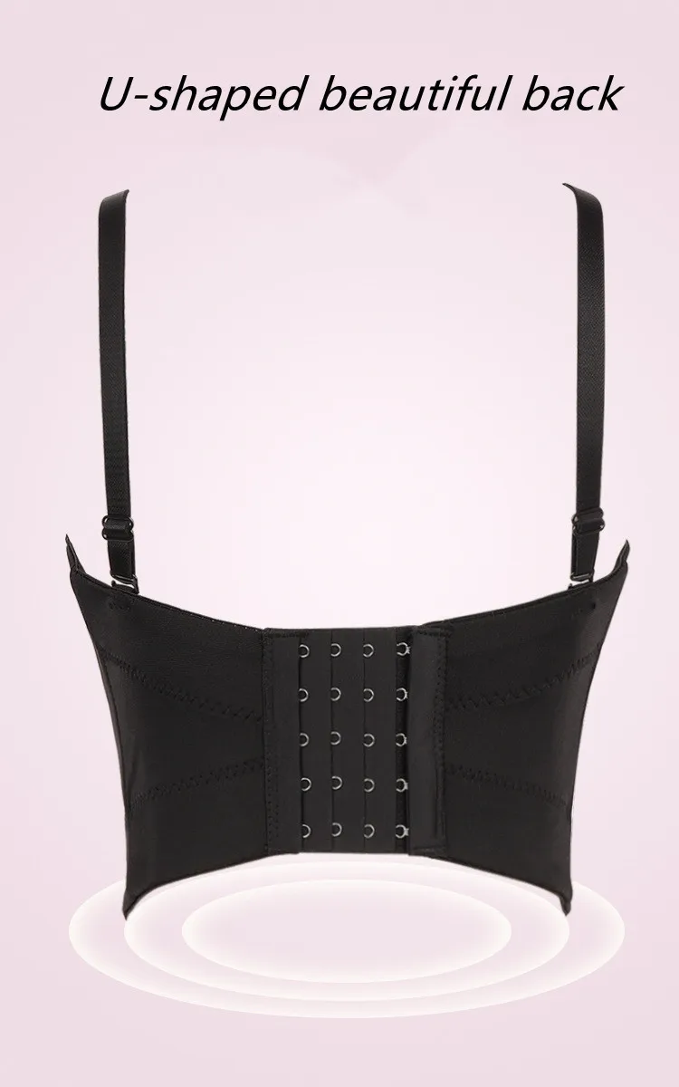 Plus size suspenders lingerie disco stage costume short sexy backless body shaping top bra