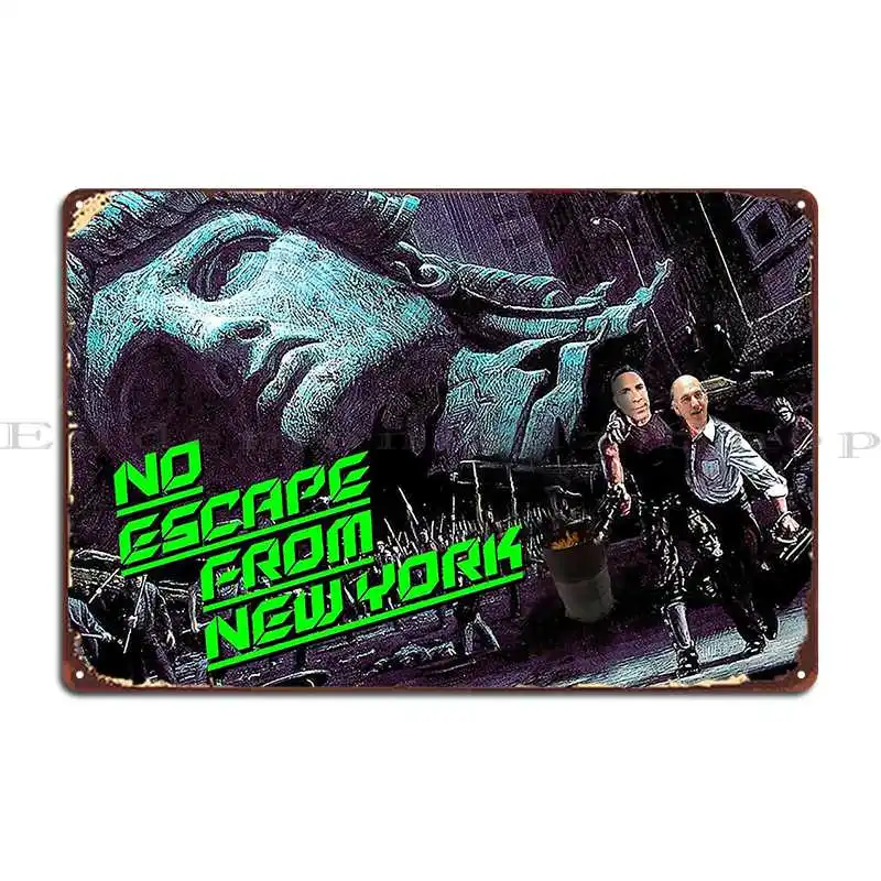 

Металлический плакат с надписью «No Escape of New York», Настенный декор, Постер для кинотеатра на заказ