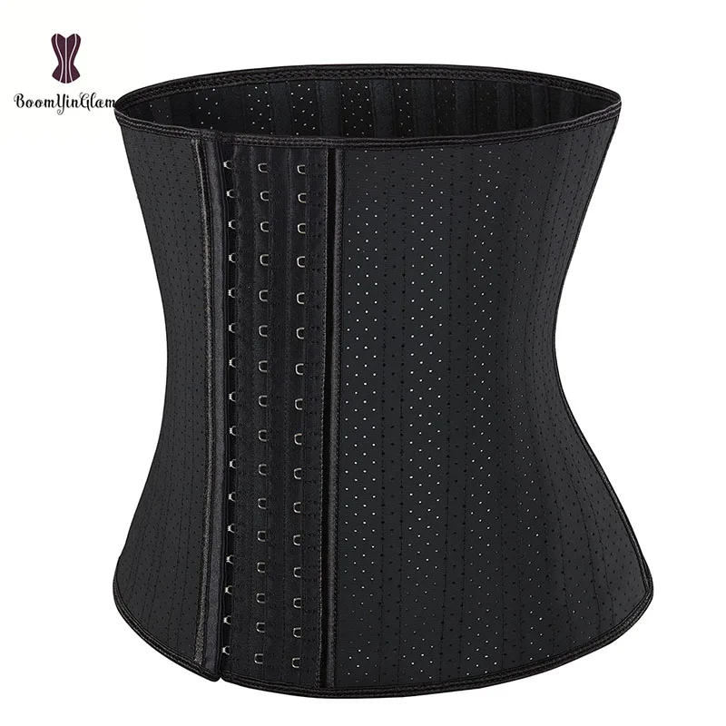 Height 30cm latex 25 steel boned waist cincher breathable underbust corset workout waist trainer body shaper