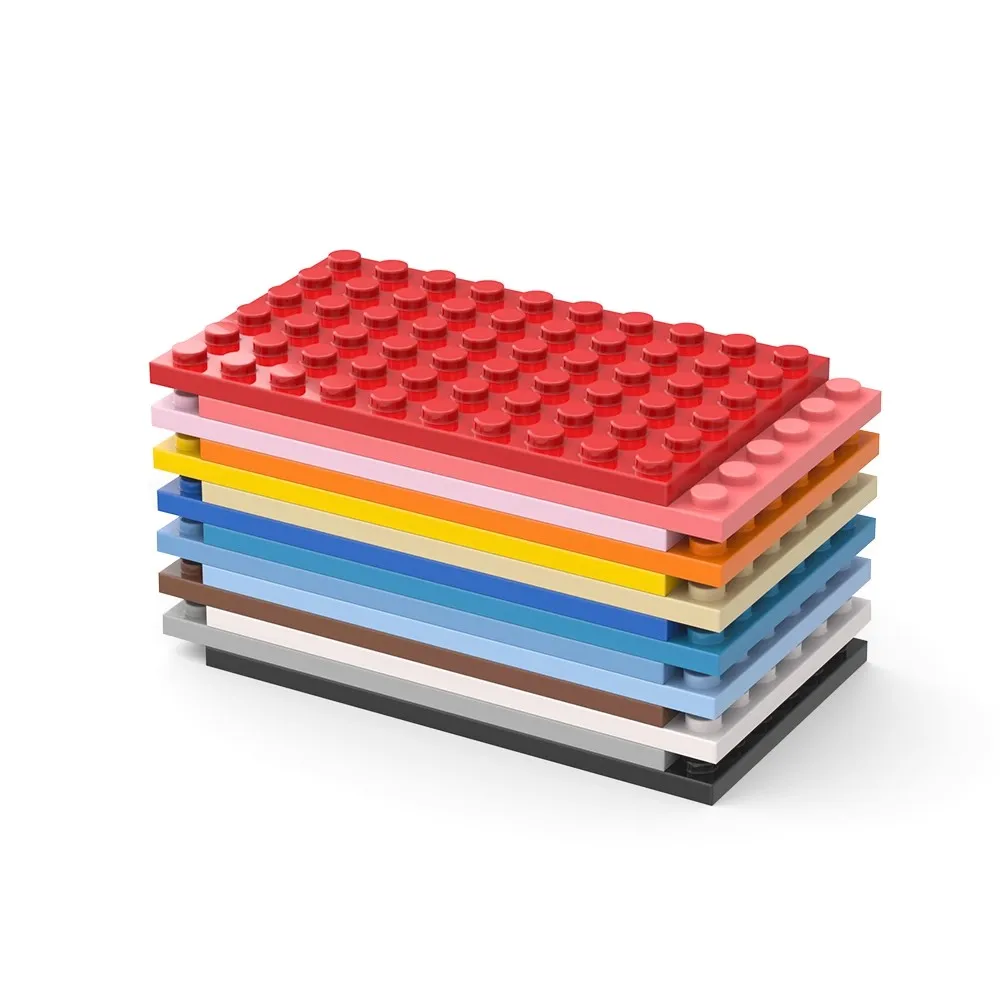 20Pcs MOC 벽돌 부품 3033 플레이트 6x10 호환 빌딩 블록 입자 DIY Assmble 아이 퍼즐 두뇌 장난감 생일 생일 선물