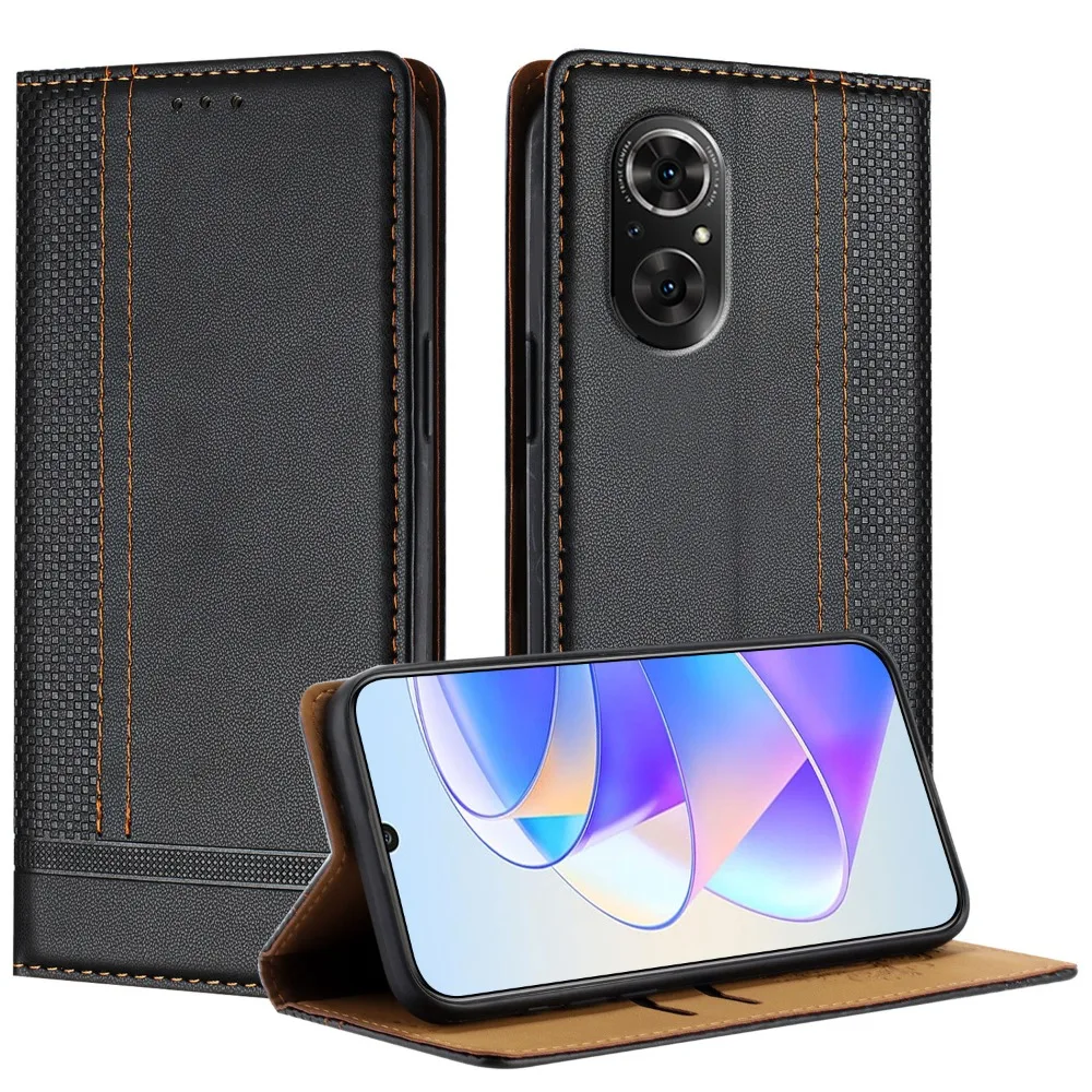 Luxury Magnetic Leather Card Holder Flip Case Cover