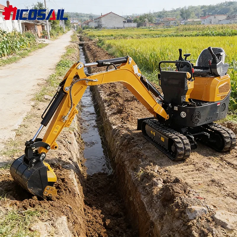 Minibagger 1,2 Tonnen, 1,5 Tonnen und 1,8 Tonnen, kundenspezifisch angefertigt, hergestellt in China, Direktverkauf ab Werk, günstig, langlebig und zuverlässig