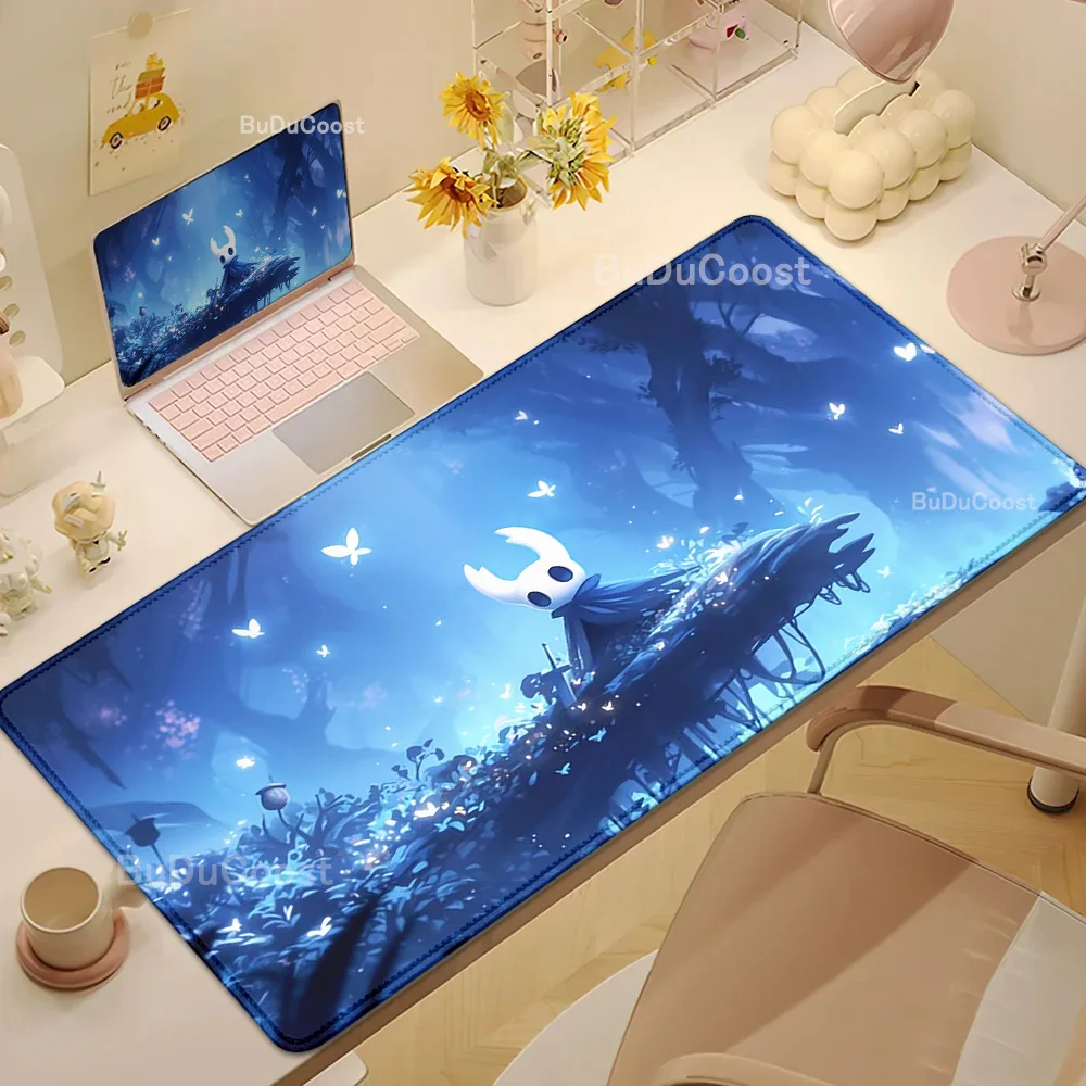 Hollow Knight: Silksong Mouse Pad, XL Black and White Large Size Gaming Mouse Pad 800x300 Suitable for Home Office Keyboard Pads and Desk Pads (A03, XL