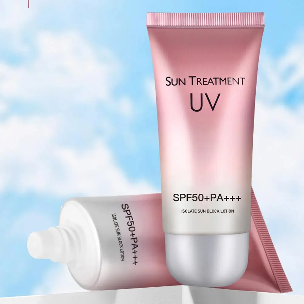 Whitening Sunscreen SPF50+ UV Protection Sun Screen Sunblock Care Arms Body Thighs Brightening Face Lsolation Moisturizing A2P8