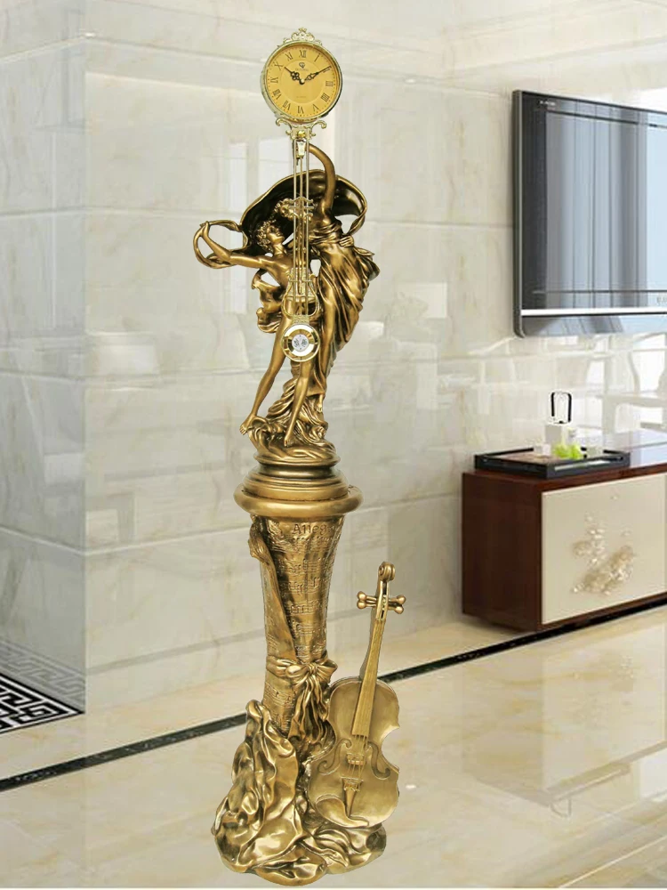 

Часы для гостиной, дедушка, украшение для телевизора, большие часы, украшение, классические вертикальные часы