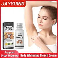 Body Whitening Bleach Cream Brighten Underarm Elbow Knees Joint Removal Intimate Parts Dark Spots Melanin Snow Bleach Cream 30ml 1