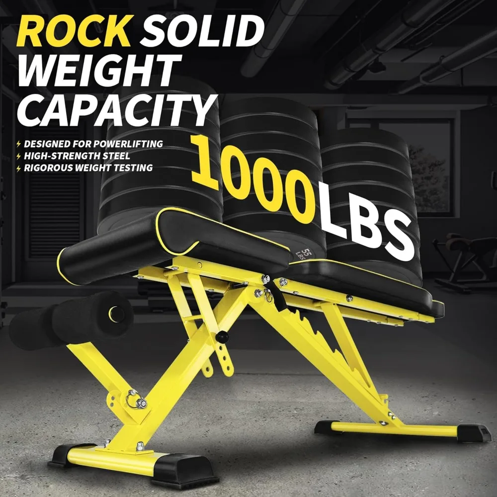 1000lb Adjustable Weight Bench 2