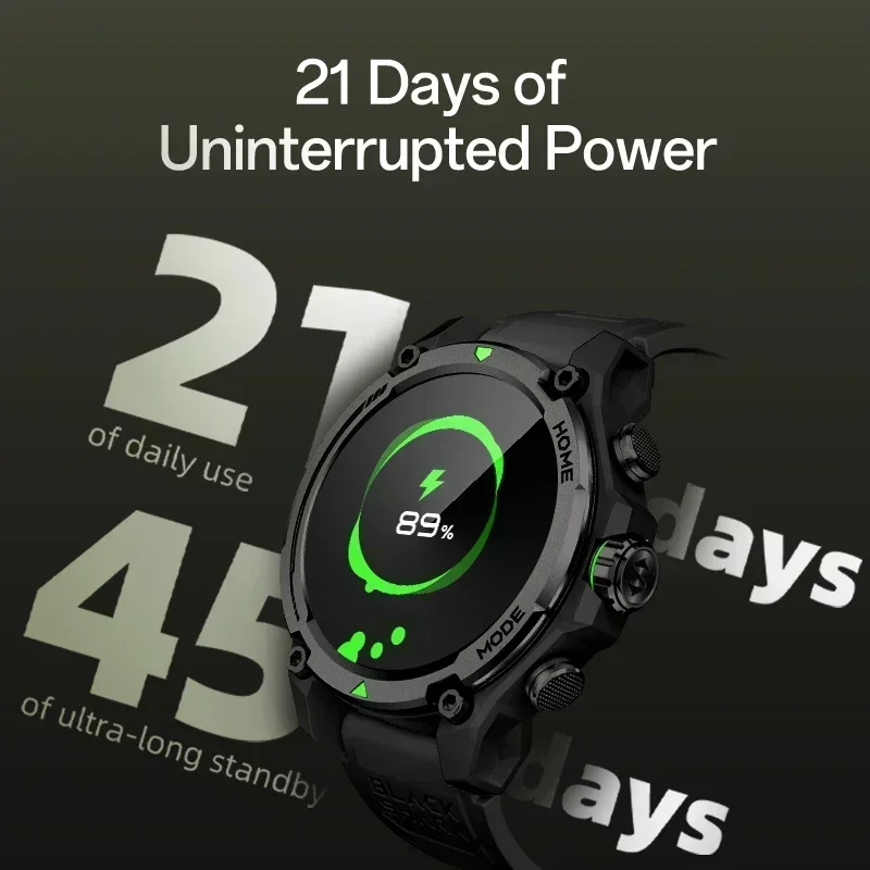 [World Premiere]Blackshark GS3 Smart Watch Global Version 1.43"AMOLED Display GPS Satellite Positioning 21 Day Life 5ATM 4