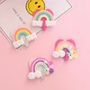 6pcs Nordic Rainbow Hanging Hook Adhesive Key Holder Wall Mount Sticky Hanger for Clothes Towel Home Decoration Accessories 5