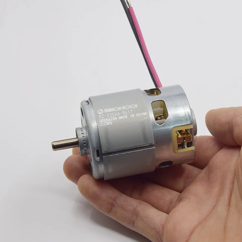 MABUCHI RZ-735VA-9515 Motore 15 Denti Gear DC 14.4V 18V Ad Alta Velocà Trapano Elettrico Cacciave Sega Circolare Motore Di Alimentazione - Foto 6