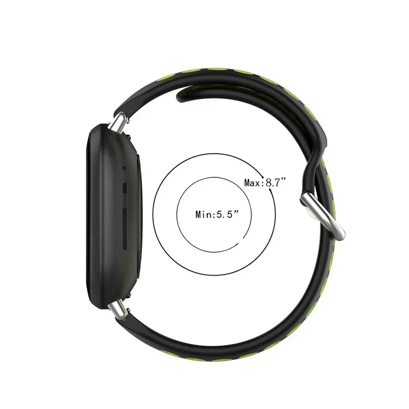Premium Silicone Smart Watch Replacement Strap - Versatile and Durable Wristband Accessory