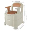 Toilet With Sensor Night Light,bedside Toilet With Maximum Load 200kg, Portable Toilet 6