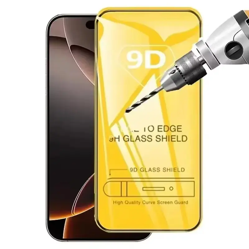 1-5PCS 9D Full Cover Tempered Glass For iPhone 17 16 15 11 12 13 14 18 Pro Max 16E Screen Protector For iPhone 13 Mini XR XS Max - Image 6