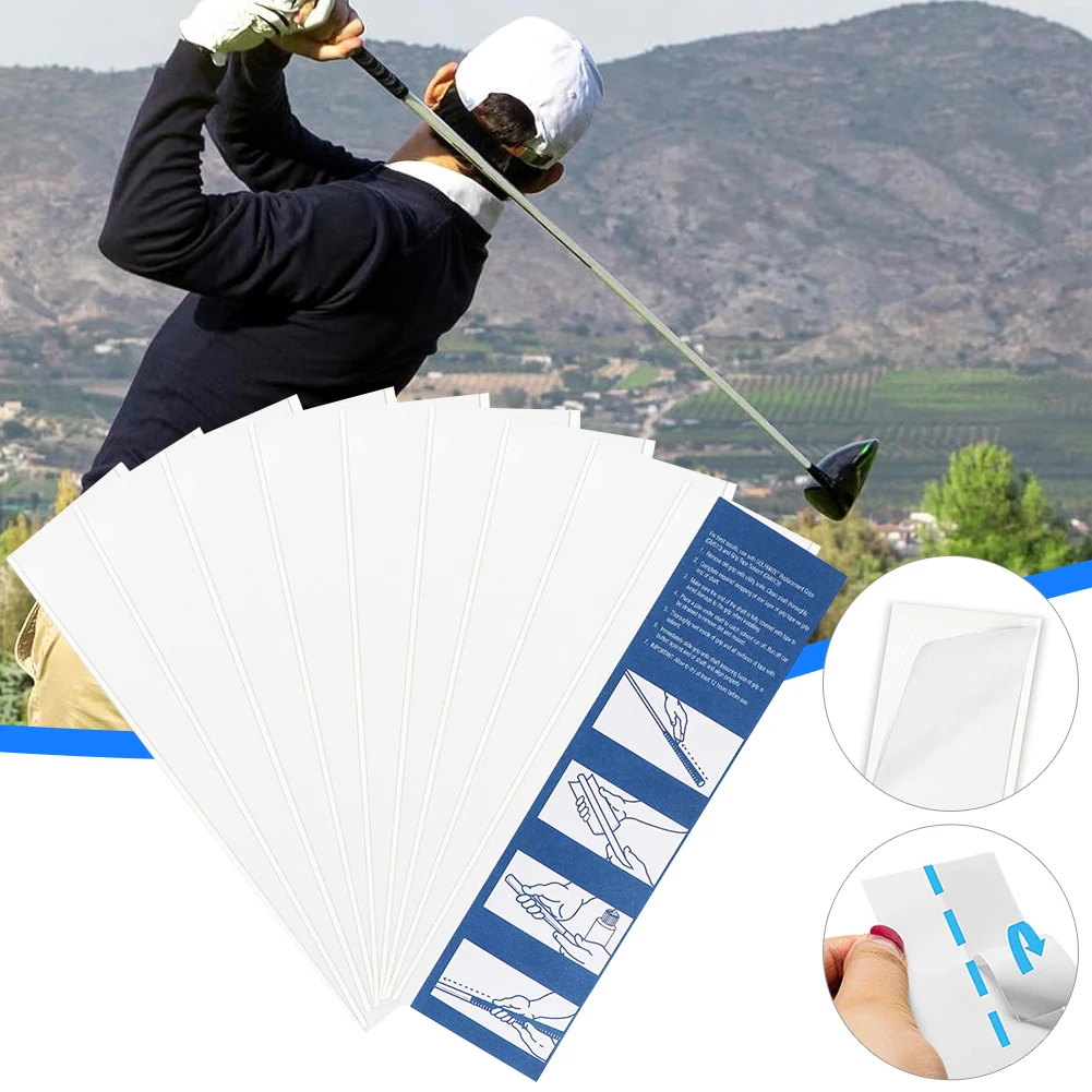 13 Pcs Double Sided Adhesive Strips Professional Golf Club Grip Tape Golf Tape for Better Regrip and Control 22x5cm: 3 - 5 Days Free Delivery Only UK