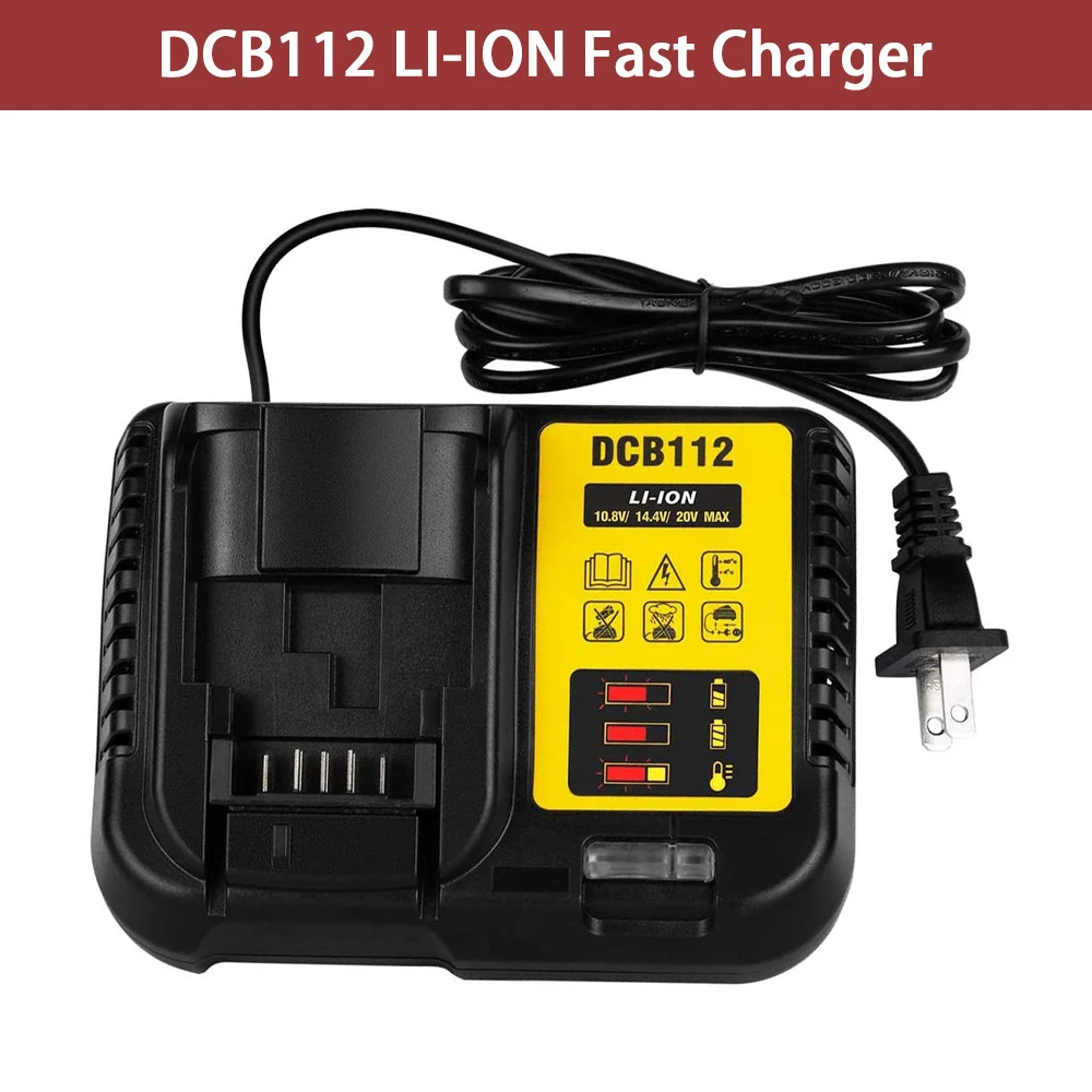Fast Charging Station Replacement Lithium Battery Charger For Dewalt 10