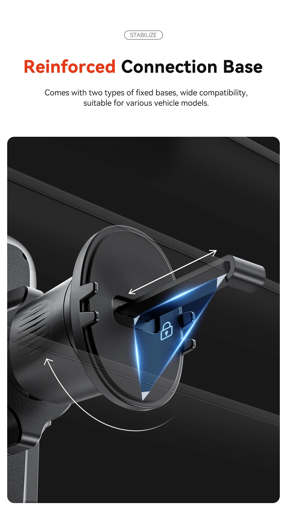 15W Car Phone Holder Wireless Fast Charging Stand Air Vent Mount For iPhone 16 1