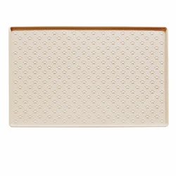 Silicone Waterproof Pet Feeding Mat - 80X60CM (Light brown)