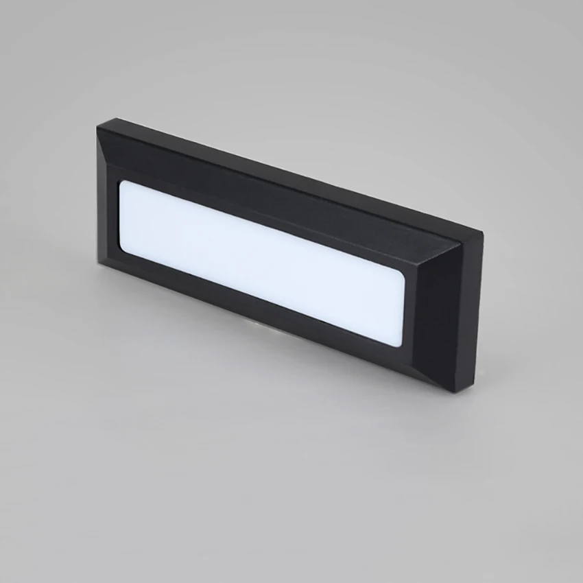 방수 LED 계단 조명, 계단 조명, 코너 조명, 표면 실장 각광, 실내 및 실외, 계단 램프, 6W