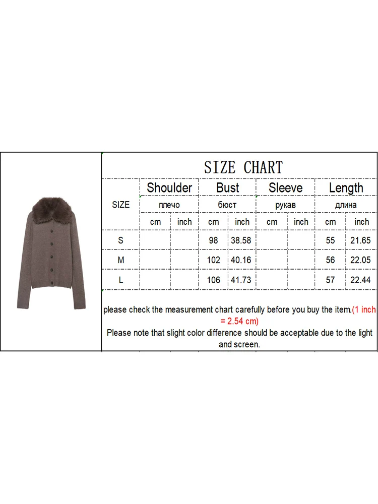 Woman Spring Autumn Knitwear Fashion Faux Fur Collar Long Sleeve Sweater Ladies Single Breasted Knitted Coats Casual New