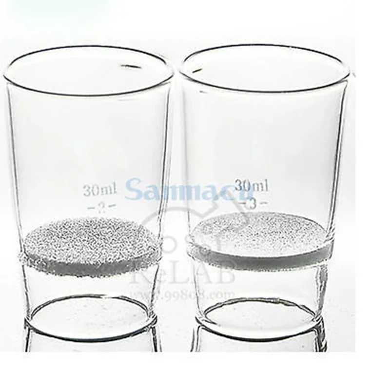 10ml Glass Filter Crucibles Gooch Hole Number G1 G2 G3 G4 G5 2-70 Micron/um For Chemical Analysis Lab