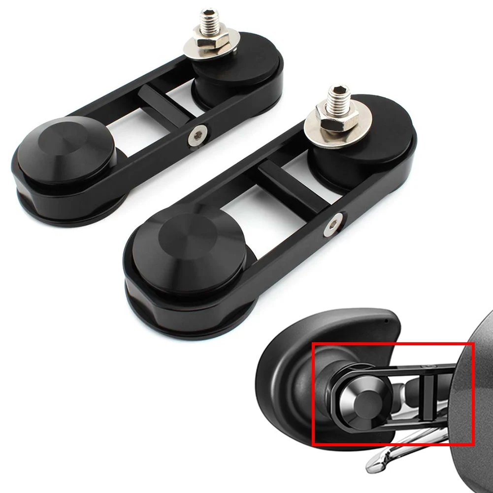 

2Pcs Motorbike Black Adjustable Drop Mirror Relocator Mount Kits for Harley Touring Street Glide FLHX 2014-2022 Aluminum