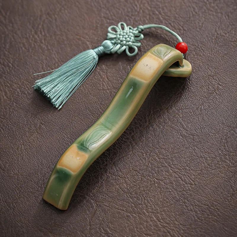 Hand-Painted Ceramic Ruyi Incense Holder Auspicious CloudDesignStick/ConeBurnerforHomeMeditation,ZenDecor&SpiritualAromatherapy