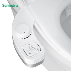 Enhanced Dual Nozzle Self-Cleaning Water Bidet Attachment (3-8 FR ES NL Europe)
