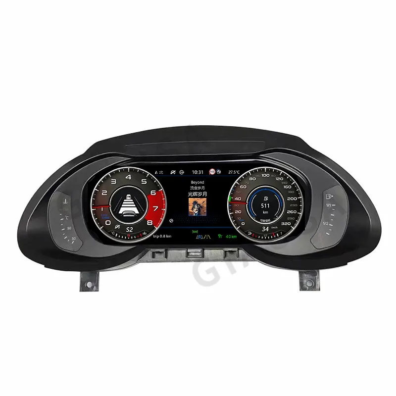 

Car LCD Digital Dashboard Panel Instrument Cluster Cock Speedometer Multimedia For VW For Audi A4 A4L R4S R5S Q5 Q5L 2008-2018
